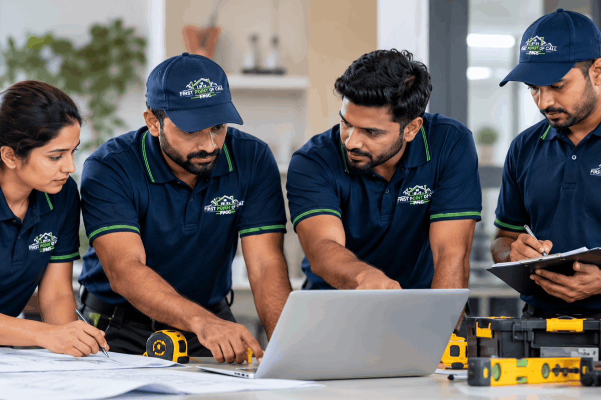 Maintenance Team Planning Together
