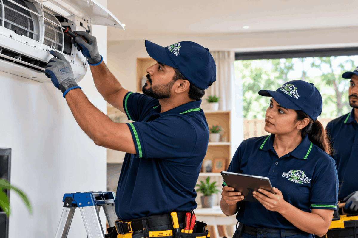 Professional Air Conditioning Service Team